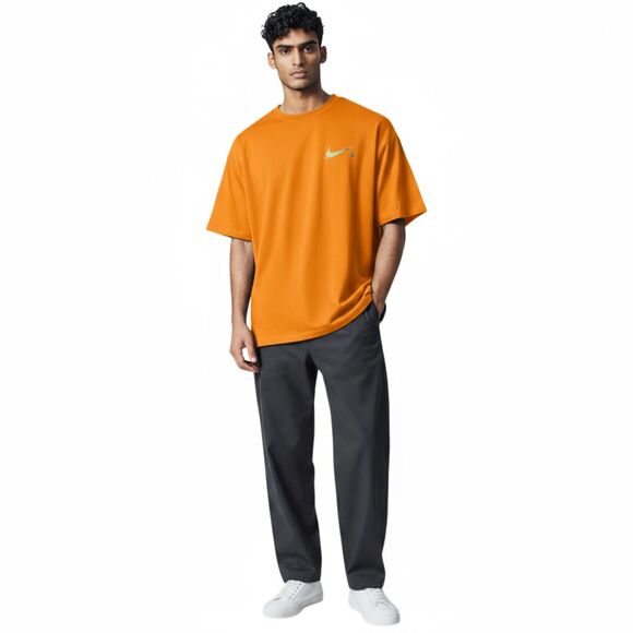 Nike Dri-FIT Tee Shirt Unisex L Orange Training Sports Top New NWT - Picture 2 of 6